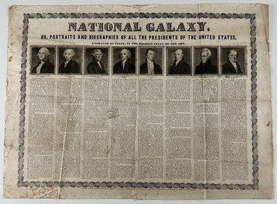 National Galaxy. Or, Portraits and Biographies of All the Presidents of the United States, Engraved on Steel, In the Highest Style of the Art [caption title]