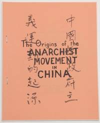 image of Origins of the anarchist movement in China, by