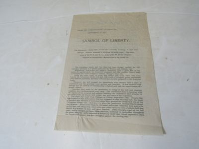 Columbian Exposition Liberty Bell Visits Atlanta GA