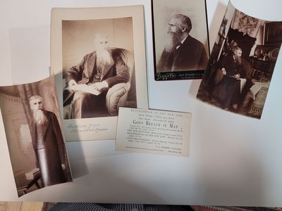 Five photographs and Two pieces of ephemera related to Thomas Lake Harris founder of several American communal experiments