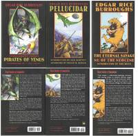 "EDGAR RICE BURROUGHS" NOVELS 3-VOLUMES: Pirates of Venus / Pellucidar / The Eternal...