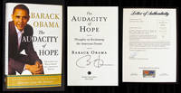 The Audacity of Hope (Signed &amp; PSA-Certified 1st Ed) by Obama, Barack - 2006-10-17