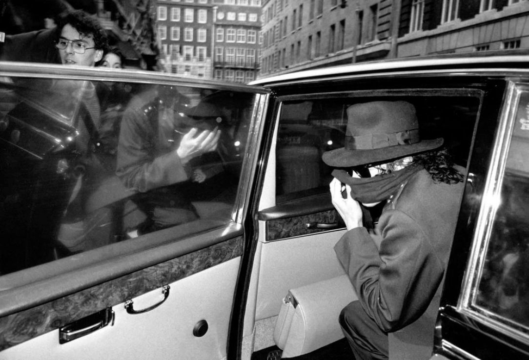 Michael Jackson arrives at the Mayfair by DAVIDSON, Alan