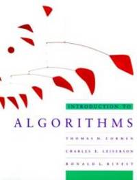 Introduction To Algorithms by Thomas H. Cormen - 1990-03-01