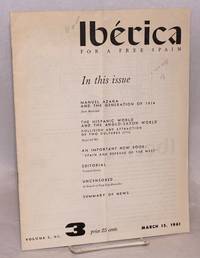 Ibérica; for a free Spain, volume 9, no.3, March 15, 1961 by editor Victoria - 1961 - from Bolerium Books Inc., ABAA/ILAB (SKU: 106248)