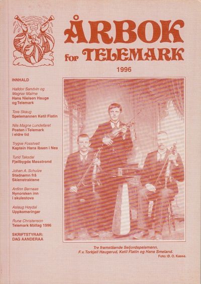 Årbok for Telemark 1996. 42. årgangen.…