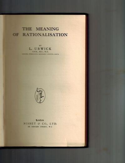 The Meaning of Rationalisation