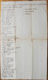 Manuscript Estate Inventory of Pioneer American Seedsman and Gardener, George Morris of Philadelphia, 1794 – “A true and perfect inventory of all and every the goods rights & Credits of George Morris Deceased”