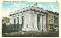 First National Bank Building, Hudson, New York 1910s unused Postcard