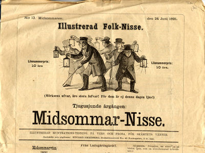 Nyårs-Nisse. Illustrerad muntrationstidning på…