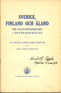 Sverige, Finland och Åland vid slutuppgörelsen i…