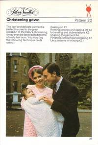 Silver Needles Knitting Pattern Christening Gown, Sizes 22½ ins, 57.5 cm, Leaflet Number 32