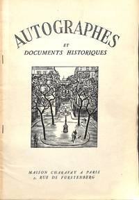 Bulletin Supplémentaire no.17/1956 : Autographes et Documents Historiques by CHARAVAY - PARIS - from Frits Knuf Antiquarian Books (SKU: 78851)