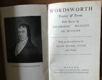 image of Wordsworth Poetry & Prose With Essays by Coleridge, Hazlitt and de Quincey.