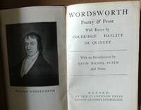 Wordsworth Poetry &amp; Prose With Essays by Coleridge, Hazlitt and de Quincey. by Nichol Smith, David - 1952