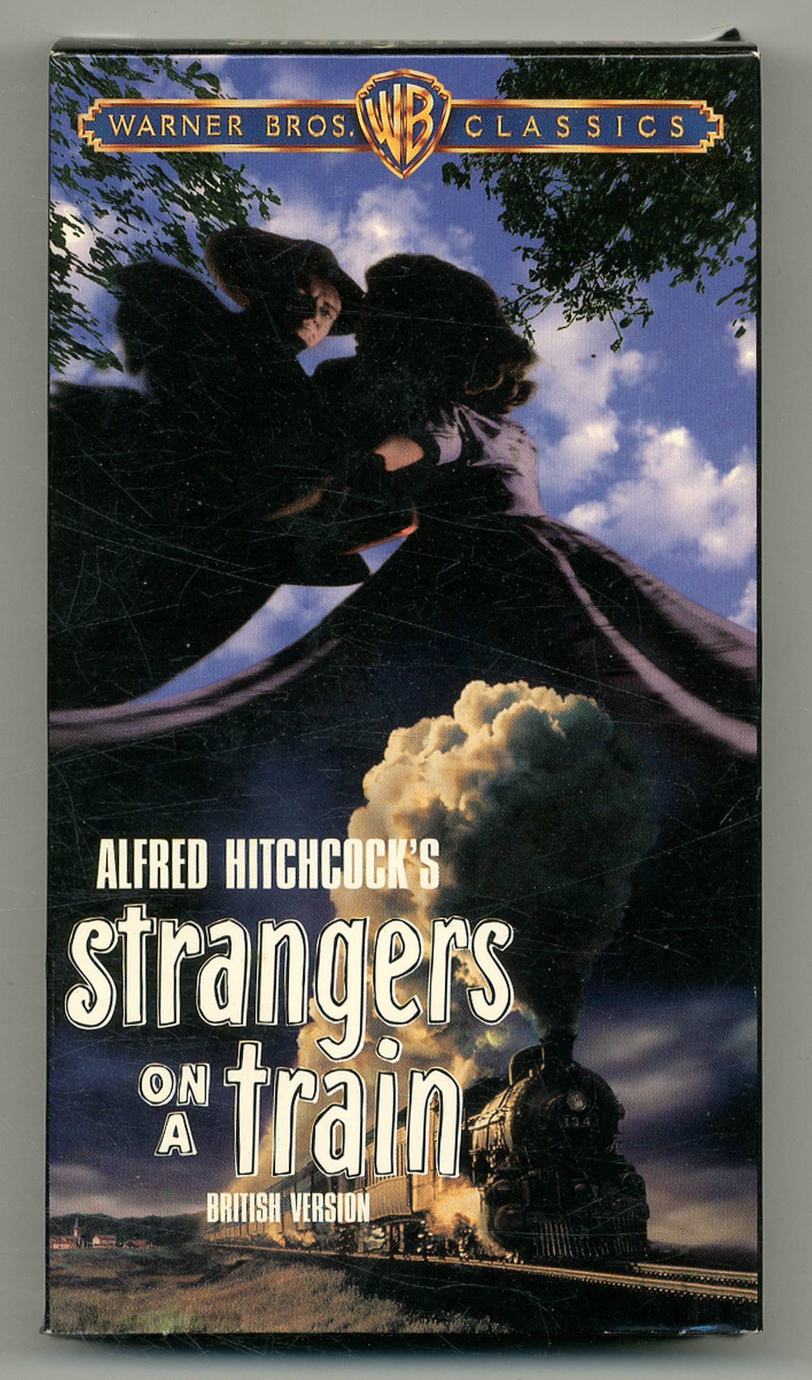 [VHS Tape] Alfred Hitchcock's Strangers on a Train. British Version by