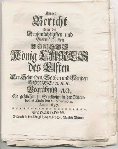 Kurtzer Bericht von des grossmächtigsten und…