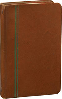 cover of Notebook containing film strips, technical notes and tests results for film and camera settings, including "Multiple SIDosis" (1970)