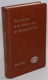 cover of The function of the sciences and the meaning of man