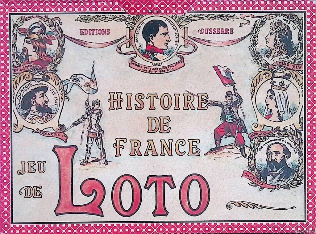 LOTO « FAITS MÉMORABLES DE L'HISTOIRE DE FRANCE « éditeur WATILLIAUX EUR 320,00 - FR
