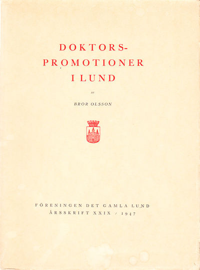 Doktorspromotioner i Lund.