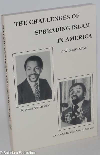 San Francisco: The First African Arabian Press, 1990. Trade Paperback. 213p., wraps, first edition, ...