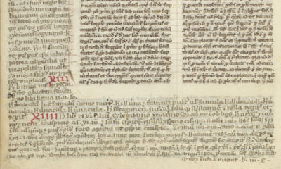 Peter Lombard's Sentences: Five 13th Century Leaves from the Textbook for the Divine