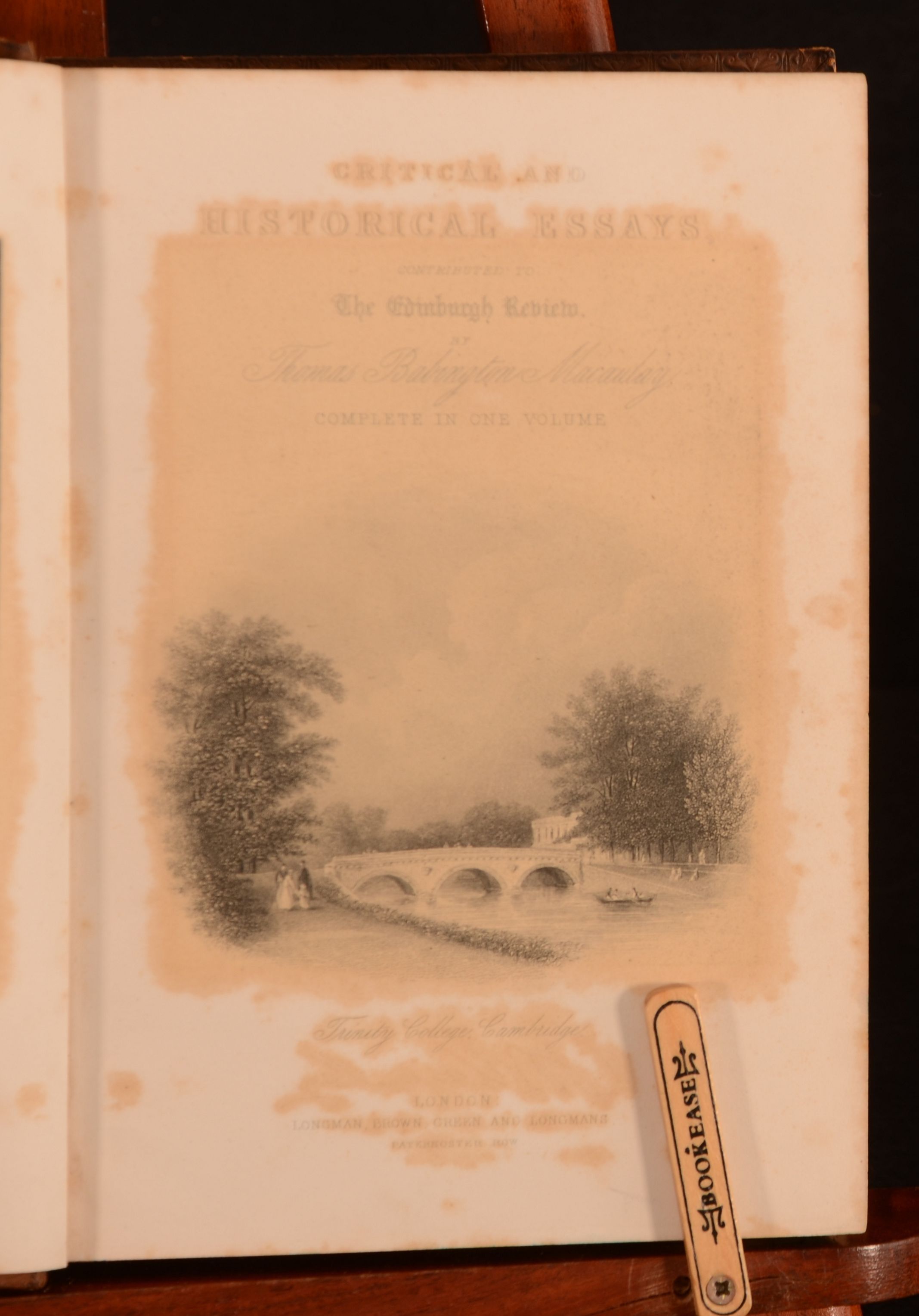 Critical and Historical Essays Contributed To The Edinburgh Review by