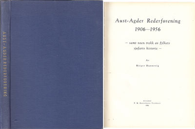 Aust-Agder Rederforening 1906-1956. Samt noen…