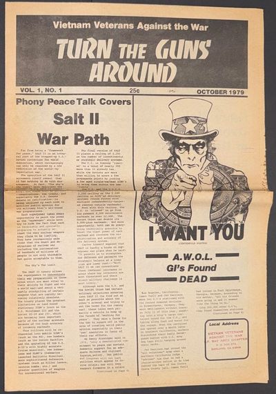 Turn the guns around. Vol. 1 no. 1 (October 1979)