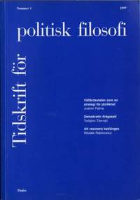Politisk filosofi nr 1/1997.