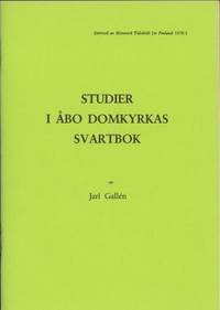 Studier i Åbo domkyrkas svartbok.