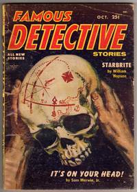 Famous Detective Stories - October 1955 - Volume 15 Number 3 by Sam Merwin Jr., George Hudson Smith, William Hopson, George H. Dammann, B. W. Scott, Eugene Pawley, Zachary Strong, Dennis Wiegand, Al C. McGarry, Mat Rand, and Tom Thursday, Contributors - 1955