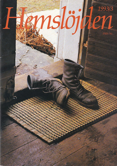 Hemslöjden. 1993. Nr 3. Utgiven av Svenska…