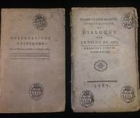 OBSERVATIONS CRITIQUES SUR LES TABLEAUX DU SALON 1787 (and) ENCORE UNCOUP DE PATTE POUR LE DERNIER OU DIALOGUE SUR LE SALON (1787) (2 items)