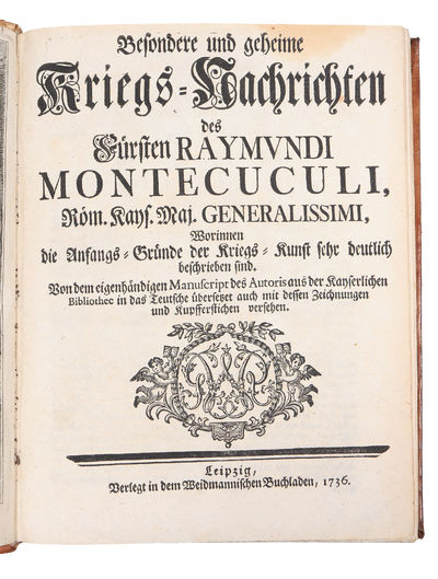 Besondere und geheime Kriegs=Nachrichten...Worinnen die Anfangs=Gründe der Kriegs=Kunst - sehr deutlich beschrieben sind. Von den eigenhändigen Manuscript des Authoris...in das Teutsche übersetzt. (photo 2)