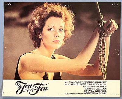 Playing with Fire [Le jeu avec le feu] (Original lobby cards, program, and photographs from the 1975 film)