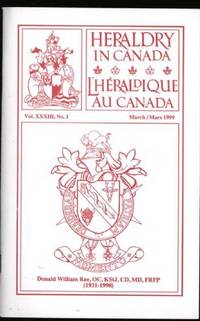 image of Heraldry in Canada / L'Héraldique Au Canada : Vol. XXXIII, No.1; March 1999