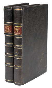 Law Tracts, In Two Volumes, Oxford, 1762, First edition by Blackstone, Sir William - 1762