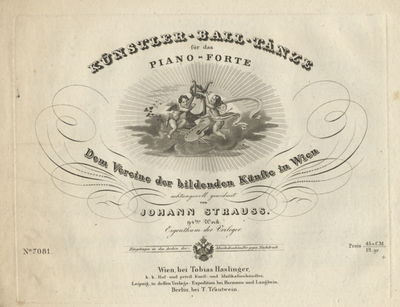 Künstler-Ball-Tänze für das Piano-Forte dem Vereine der bildenden Künste in Wien. [Op. 94]