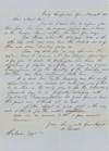1854 Letter Warning of “Humbug” and Advising a Strategy for Fixing a Political Appointment for Collector of the Port of New York