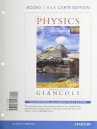 Physics: Principles with Applications, Books a la Carte Edition &amp; Modified MasteringPhysics with Pearson eText -- ValuePack Access Card Package by Douglas C. Giancoli - 2013-07-02