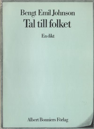 TAL TILL FOLKET.