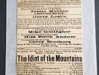 cover of Programme at Aberle's Theatre for the Week Commencing Oct. 17, 1881