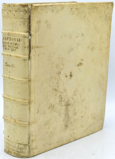 [RELIGION] [ANTIQUARIAN] INTRODUCTIO AD LIBROS CANONICOS BIBLIORUM VETERIS TESTAMENTI OMNES: PRAECOGNITA CRITICA ET HISTIORICA, AC AUTORITATIS VINDICIAS EXPONENS [BOUND WITH] COMMENTATIO CRITICA AD LIBROS NOVI TESTAMENTI IN GENERE
