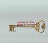 Vintage Gold Tone "Key to the City"