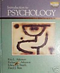 Introduction to Psychology by Ernest R. Hilgard, Richard C. Atkinson - 1987