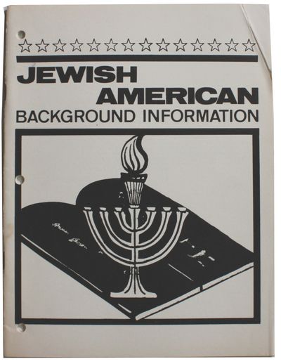 Dependents' Education Multicultural Curriculum Guide Volume 5: Jewish Americans - Background Information