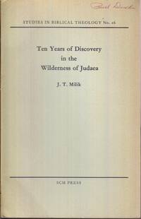 cover of Ten Years of Discovery in the Wilderness of Judaea