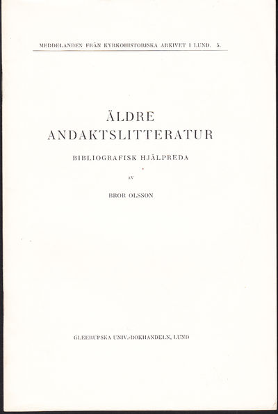 Äldre andaktslitteratur. Hjälpreda vid…